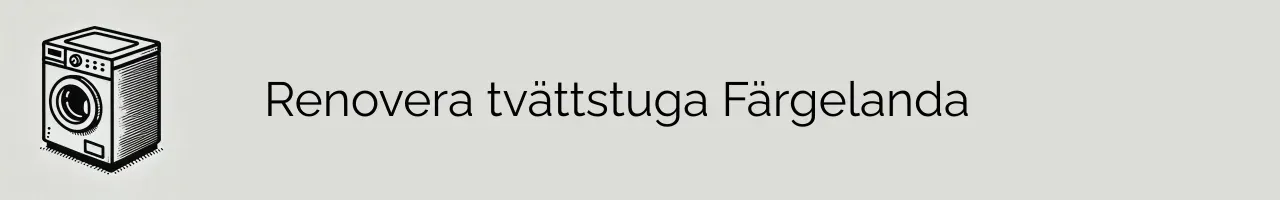 Renovera tvättstuga Färgelanda